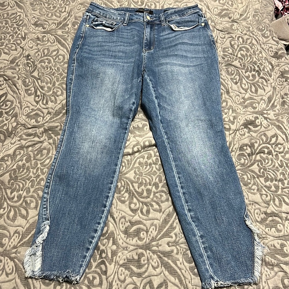 Size 14 W Skinny Fit Judy Blue Jeans